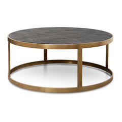 CCF2794-NI - Coffee Table - Black - Golden Base