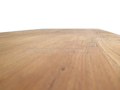 CDT542 Reclaimed Elm Wood Table 1.5m - Rustic Natural