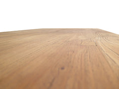 CDT542 Reclaimed Elm Wood Table 1.5m - Rustic Natural