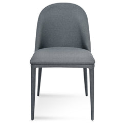 Ex Display - CDC2236-EI Fabric Dining Chair - Gunmetal Grey