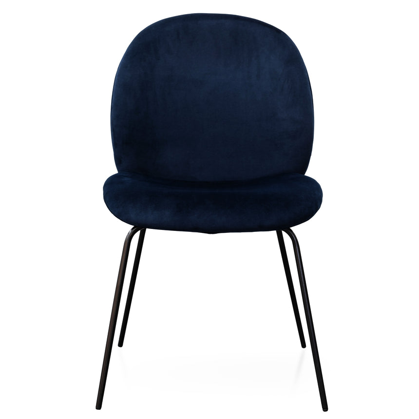 Dining Chair - Navy Velvet - View 3