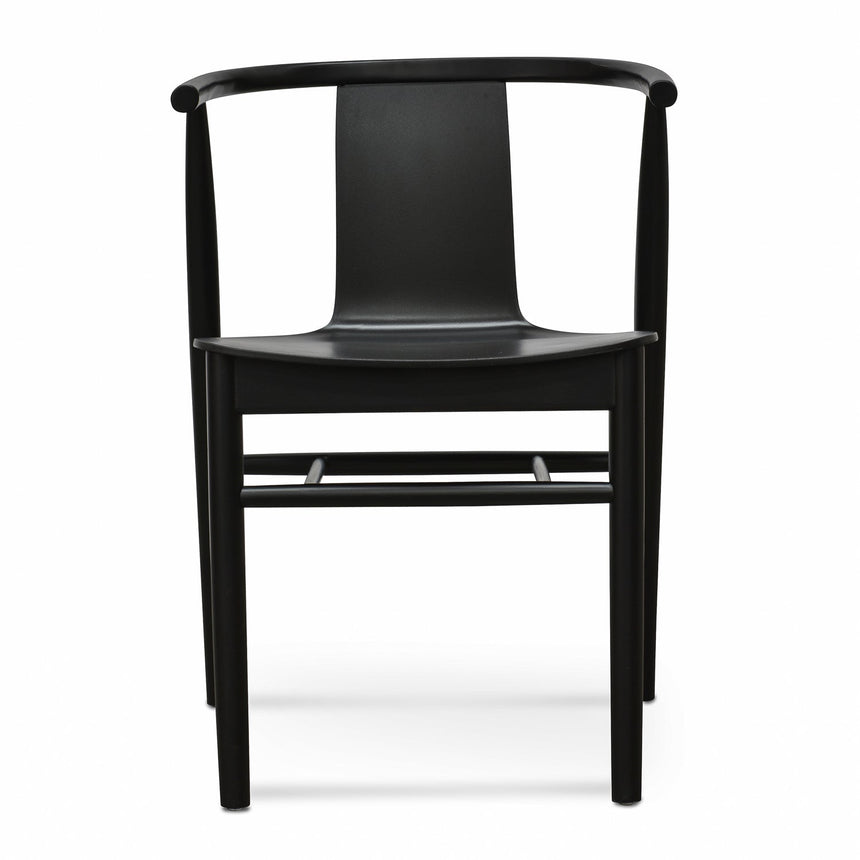 Dining Chair - Black Shell - Black Seat (Set of 2) - View 3