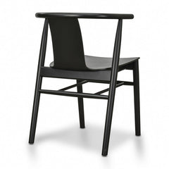 Ex Display - CDC673-SD Dining Chair - Black Shell - Black Seat