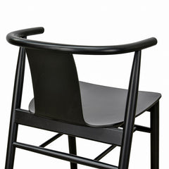 Ex Display - CDC673-SD Dining Chair - Black Shell - Black Seat