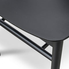 Ex Display - CDC673-SD Dining Chair - Black Shell - Black Seat