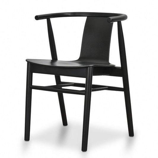 Ex Display - CDC673-SD Dining Chair - Black Shell - Black Seat