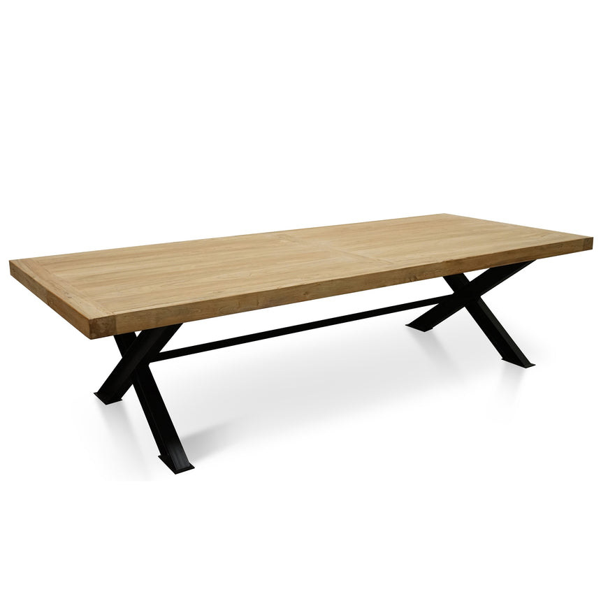 3m Reclaimed Dining Table - Natural - View 2