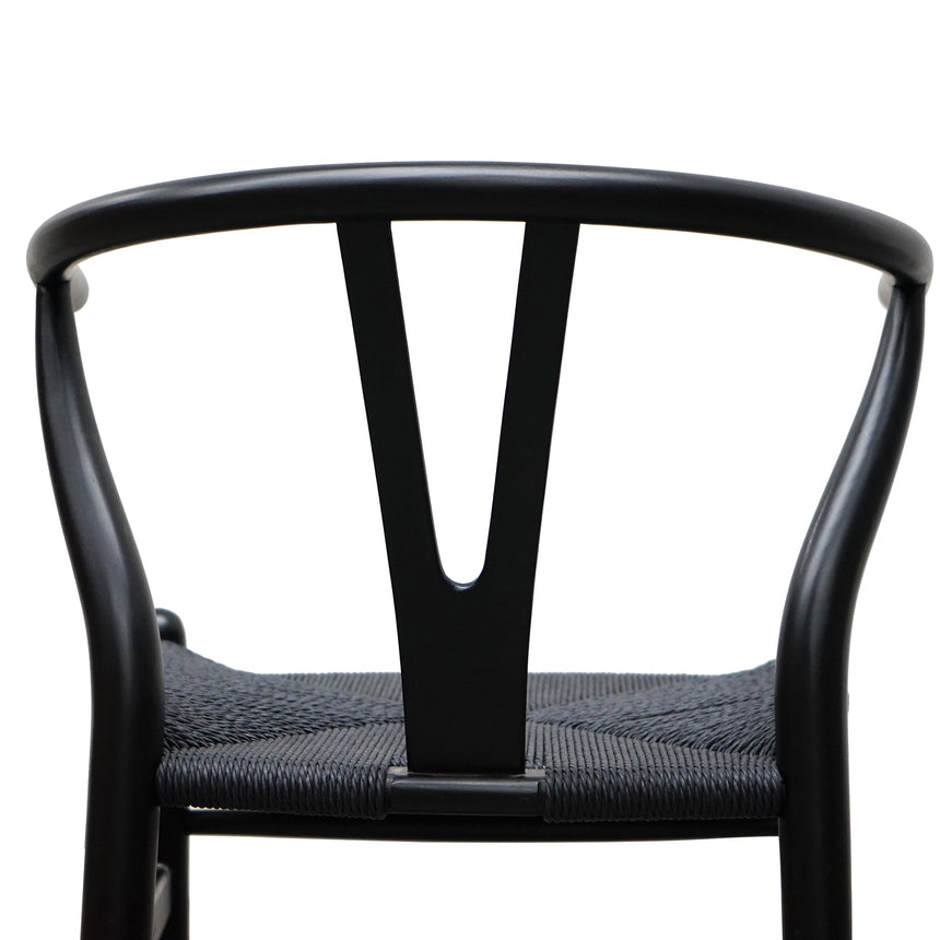 Cord Dining Chair - Full Black (Set of 2) - View 6