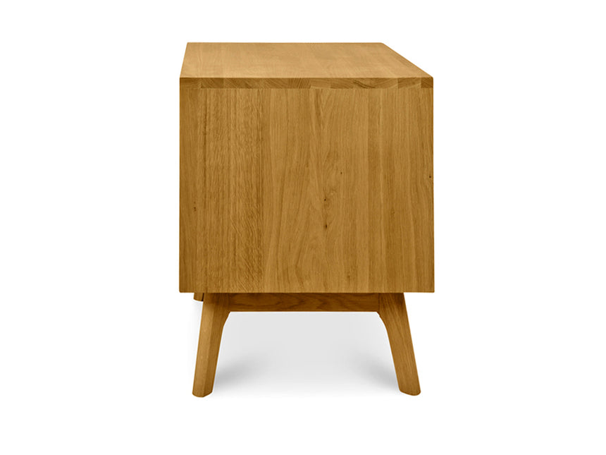 Wooden Bedside Table - Natural Oak - View 4