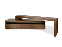 1.7-2.8m TV Entertainment Unit | Lowline - Walnut | Myka Home