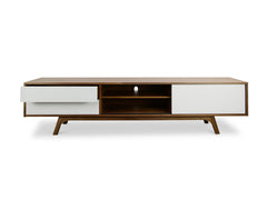2.1m Entertainment TV Unit | Walnut | Myka Home
