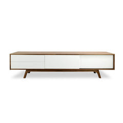 CTV359-BB 2.1m Entertainment TV Unit - Walnut
