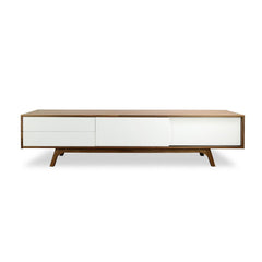 2.1m Entertainment TV Unit | Walnut | Myka Home