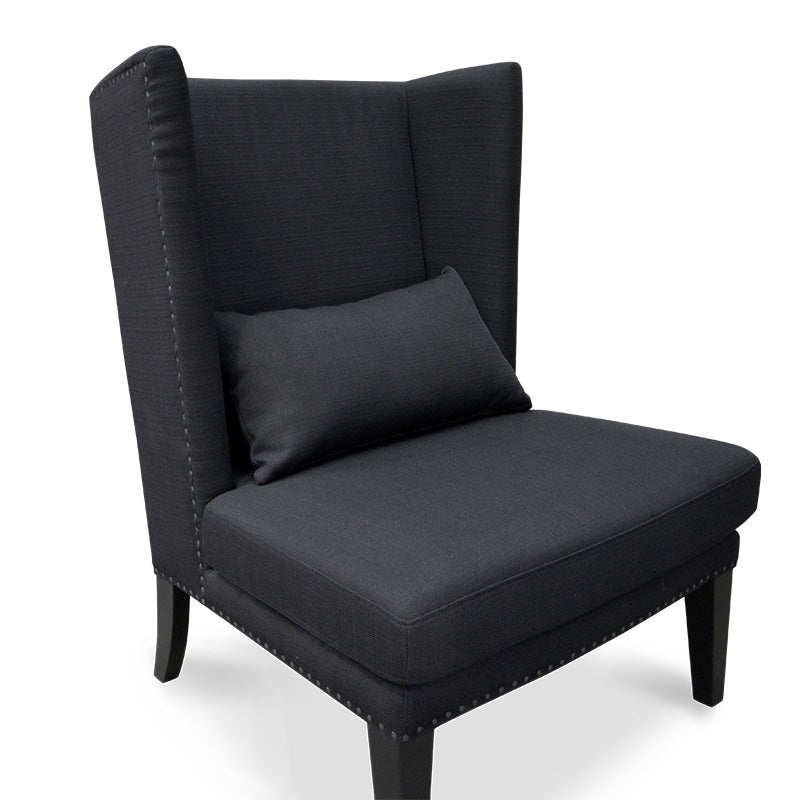 Lounge Chair in Black - View 7
