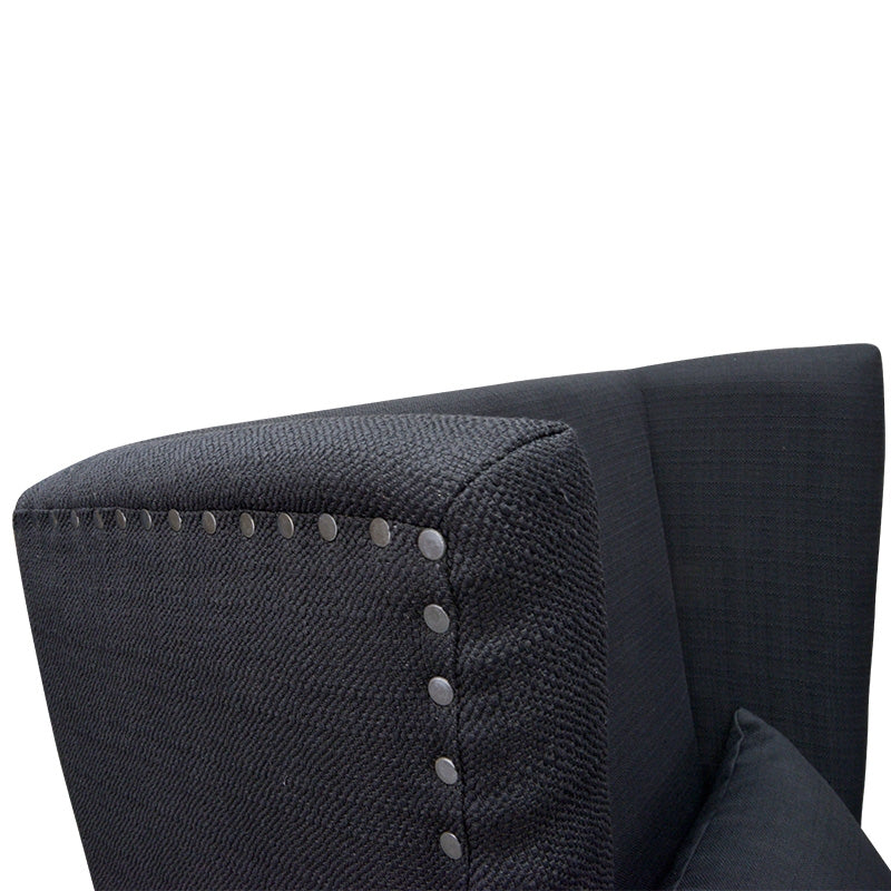 Lounge Chair in Black - View 6