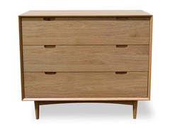 CDT921-VN 3 Drawer Chest - Natural