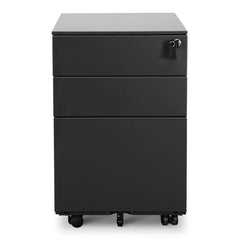 COF2171-SN 3 Drawers Mobile Pedestal - Black