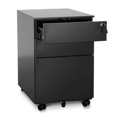 COF2171-SN 3 Drawers Mobile Pedestal - Black