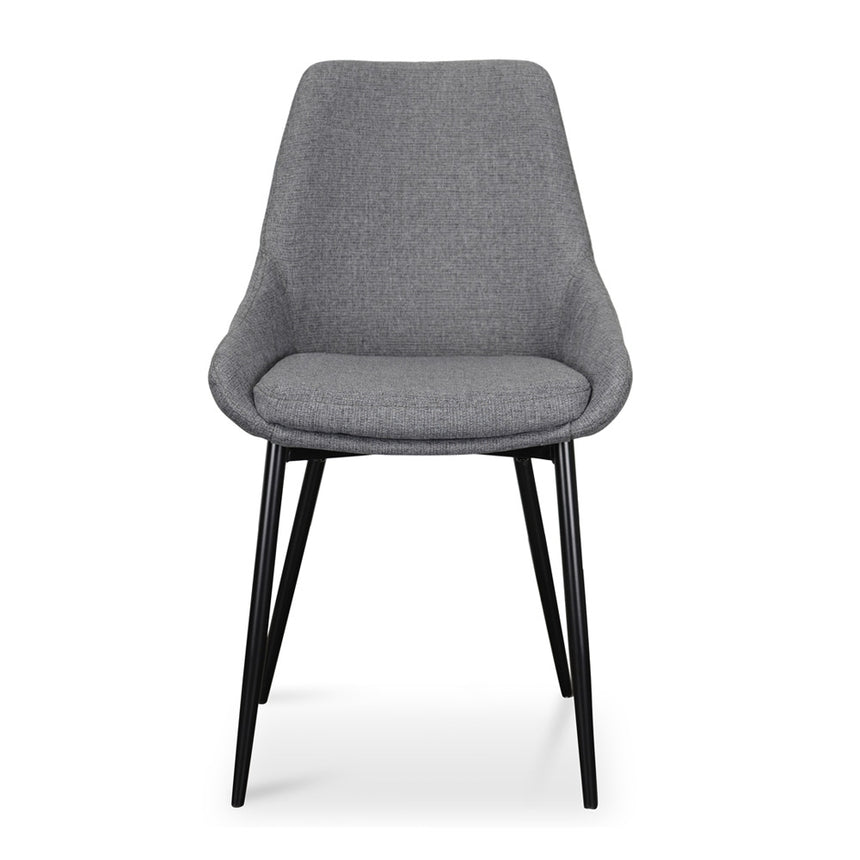 Dining Chair - Dark Grey (Set of 2) - View 3