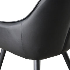 Ex Display - CDC2082-SE - Dining Chair - Black PU