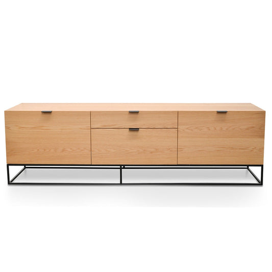 CTV2137-CN 180cm Entertainment TV Unit - Natural Oak