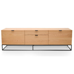 CTV2137-CN 180cm Entertainment TV Unit - Natural Oak