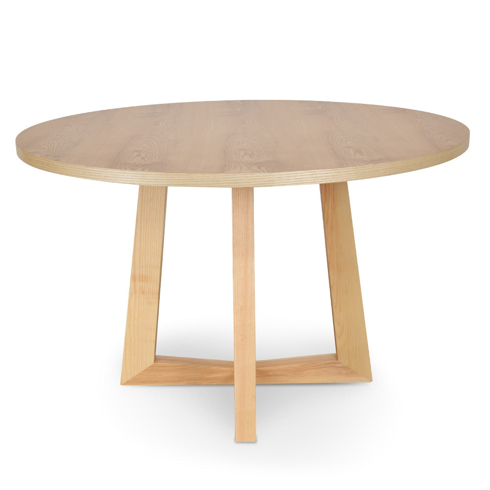 1.2m Round Dining Table - Natural - View 2