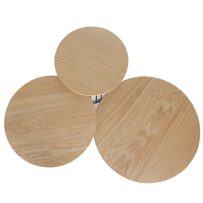 Side Table Set | Natural - Black | Myka Home - View 6