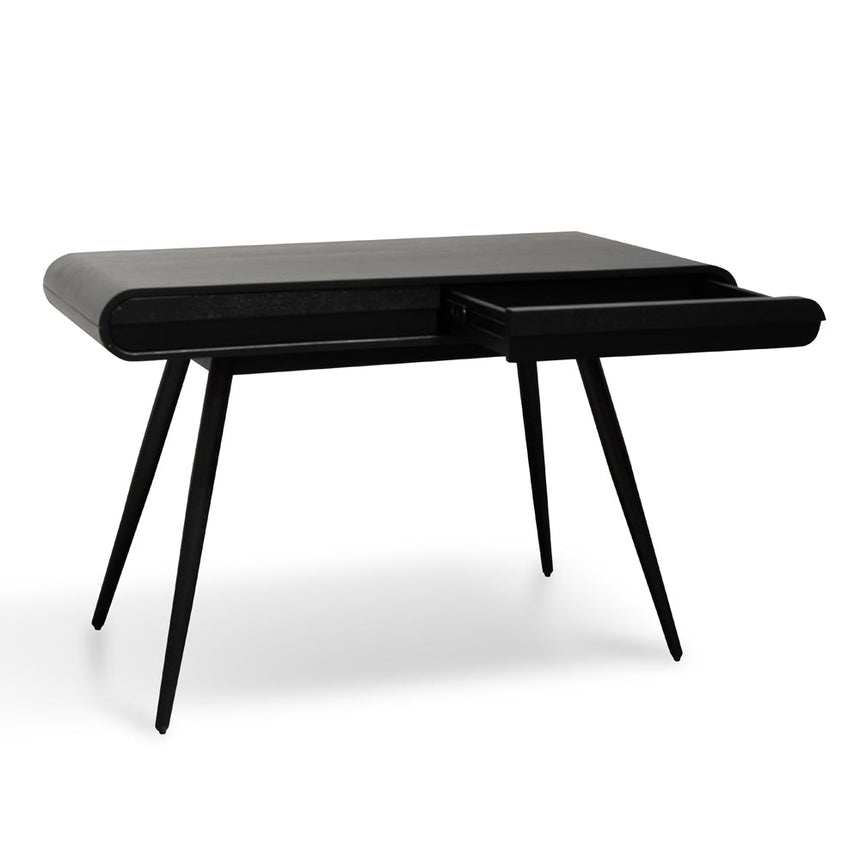 Narrow Wood Console Table - Black 75cm (H) - View 4