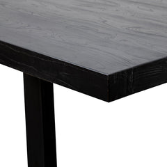 Ex Display - CDT2746 3m Reclaimed Dining Table - 120cm (W) - Full Black