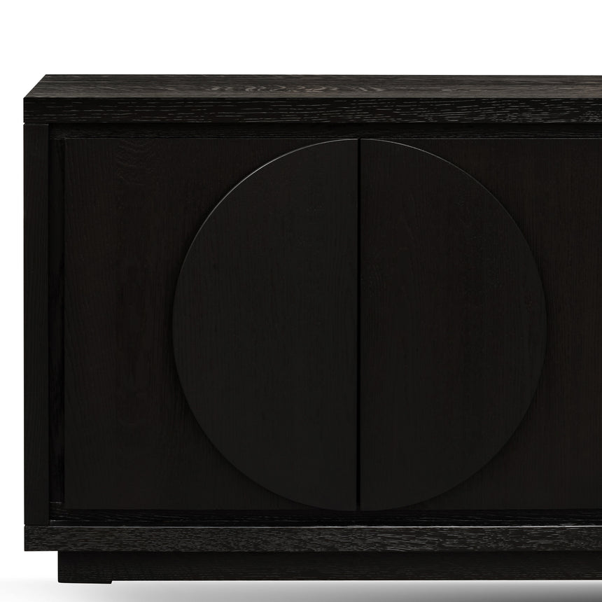2m Buffet Unit - Textured Espresso Black - View 8