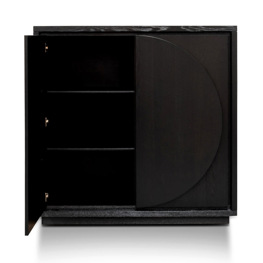 Storage Cabinet - Textured Espresso Black - View 2