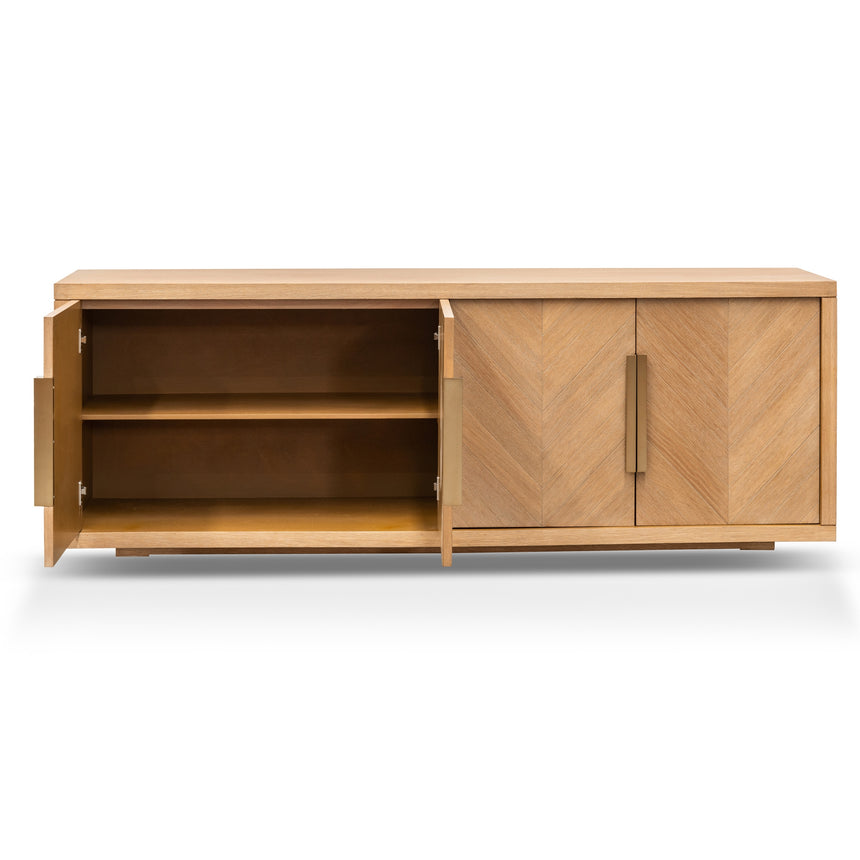 2m Buffet Unit - Dusty Oak - View 3