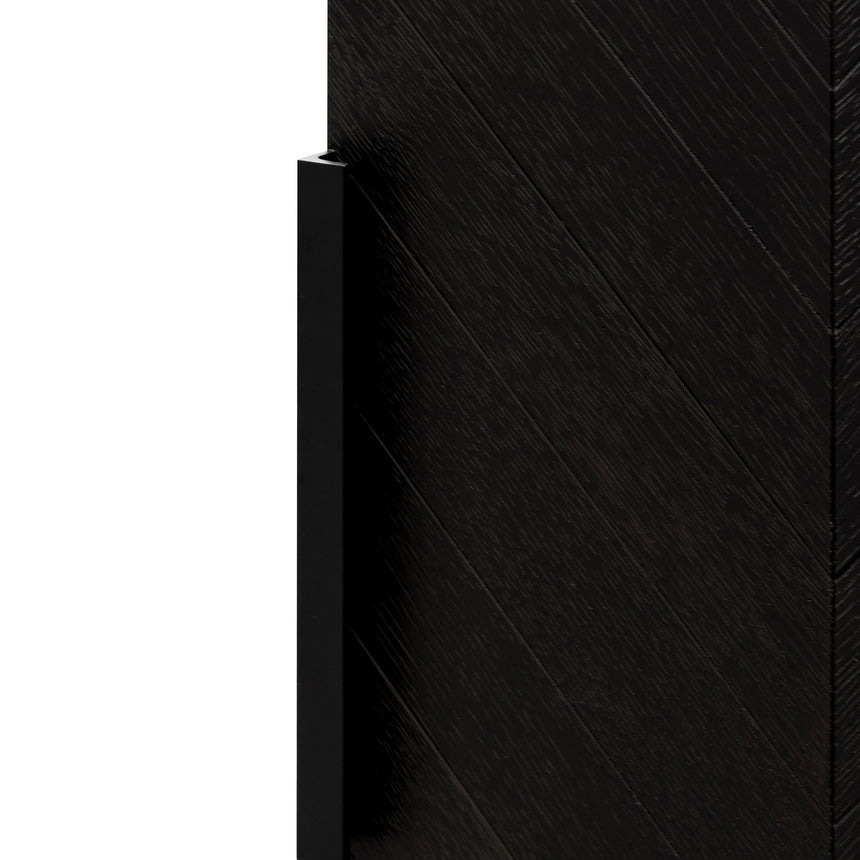 2m Buffet Unit - Textured Espresso Black - View 6