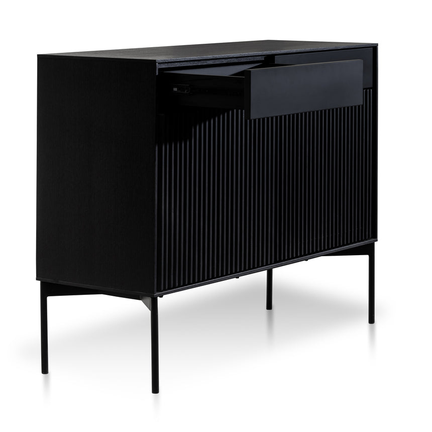 110cm Sideboard Unit - Black Oak - View 3