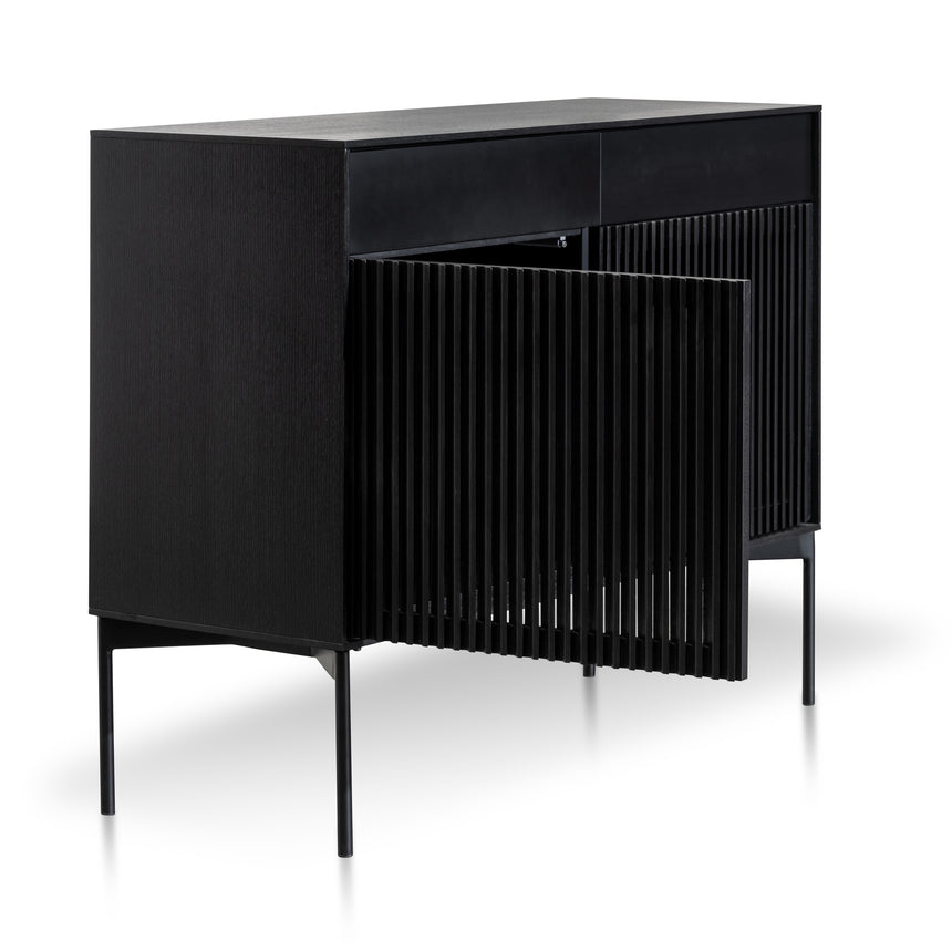 110cm Sideboard Unit - Black Oak - View 4