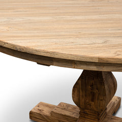 CDT2759 Round Dining Table 140cm - Rustic Natural