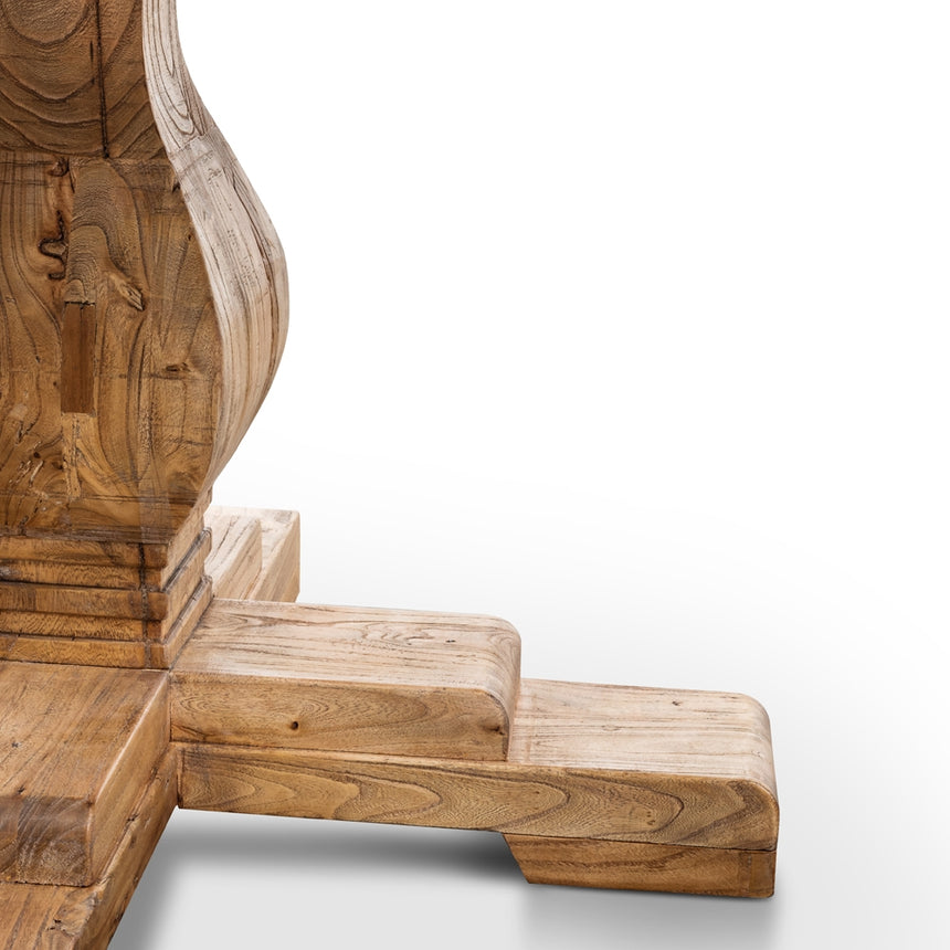 Round Dining Table 140cm - Rustic Natural - View 6