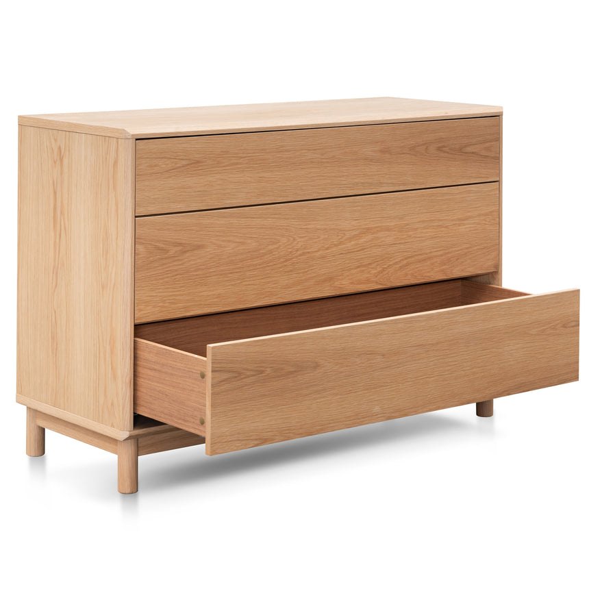 3 Drawers Dressing Table - Natural Oak - View 7