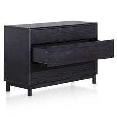 CDT6199-CN - 3 Drawers Dressing Table - Black Oak