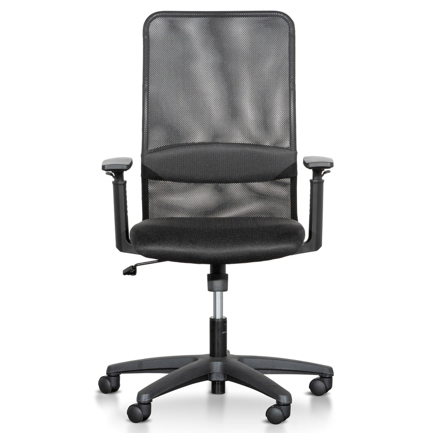 Mesh Office Chair | Black | Myka Home - View 2