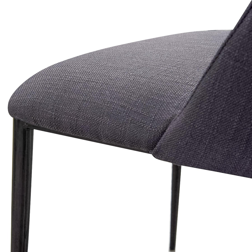 Dining Chair - Charcoal Grey - View 7