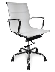 Ex Display - COC211 Designer Mesh Boardroom Office Chair - White