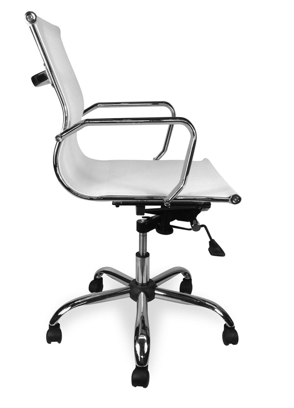 Ex Display - COC211 Designer Mesh Boardroom Office Chair - White - View 2