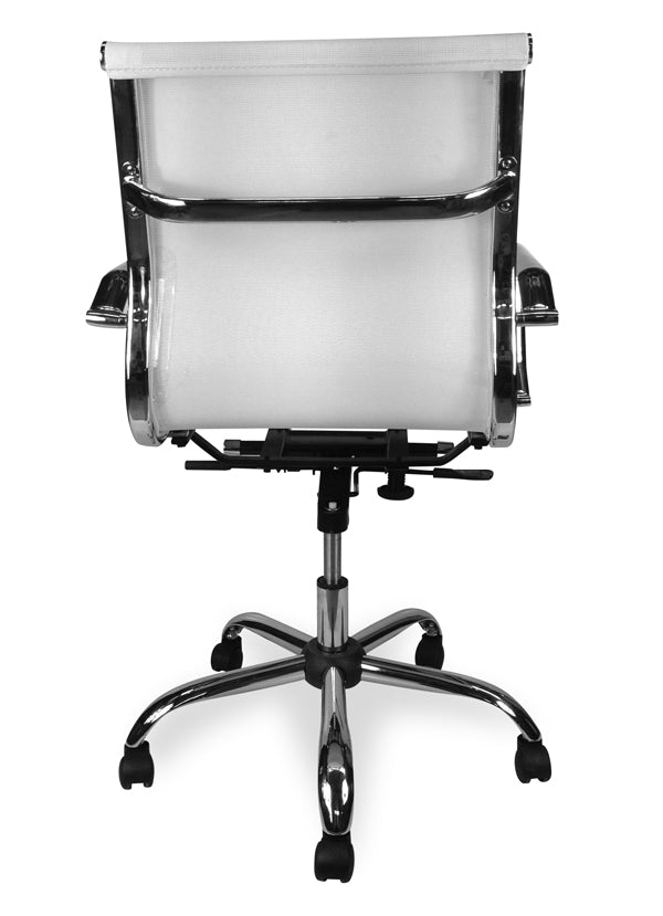 Ex Display - COC211 Designer Mesh Boardroom Office Chair - White - View 4