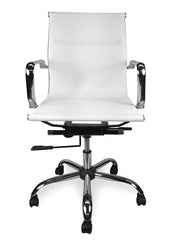 Ex Display - COC211 Designer Mesh Boardroom Office Chair - White