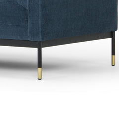 Ex Display - CLC6245 3 Seater Fabraic Sofa - Dusty Blue