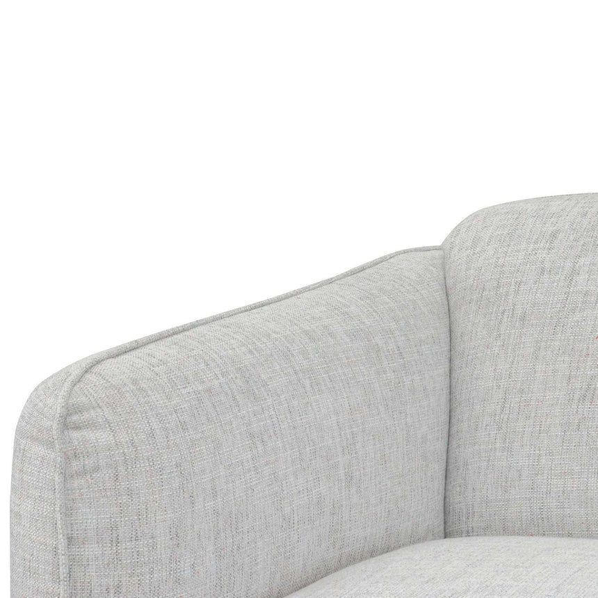 3 Seater Sofa | Light spec grey fabric | Myka Home - View 7