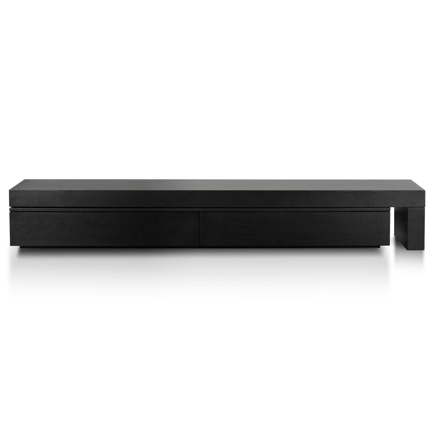 Extendable Entertainment TV Unit | Black Oak | Myka Home - View 6