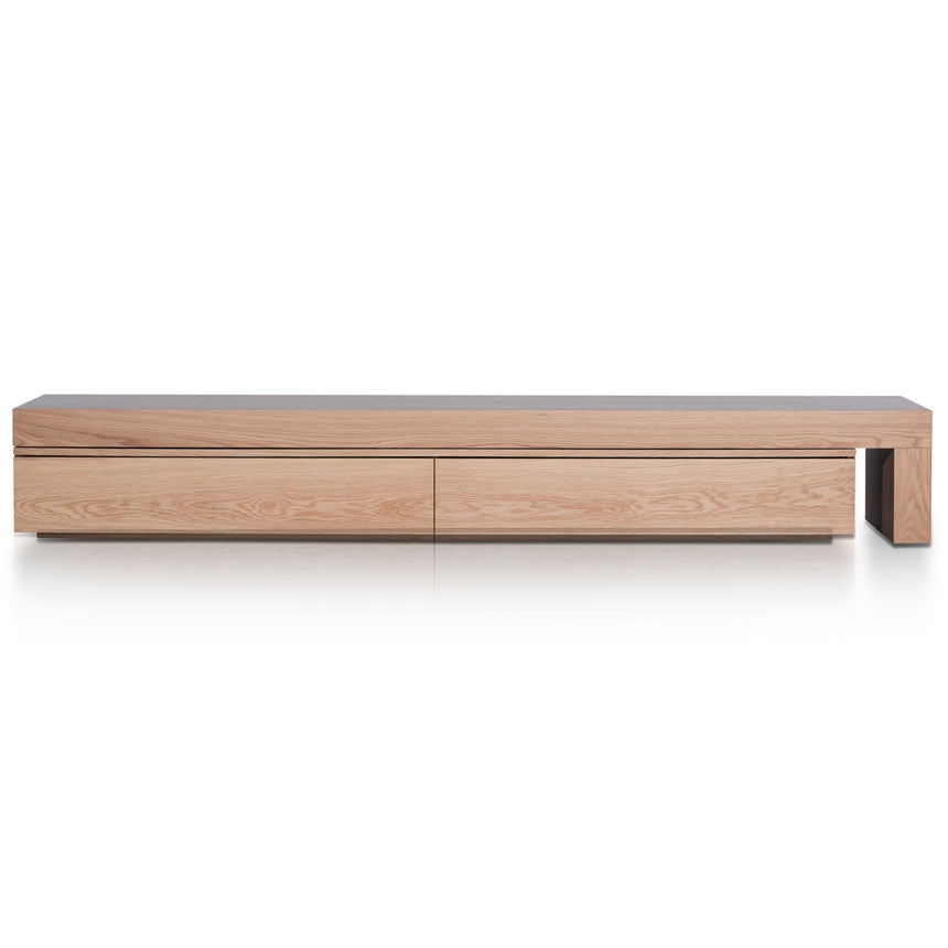 Extendable TV Entertainment Unit | Natural Oak | Myka Home - View 2